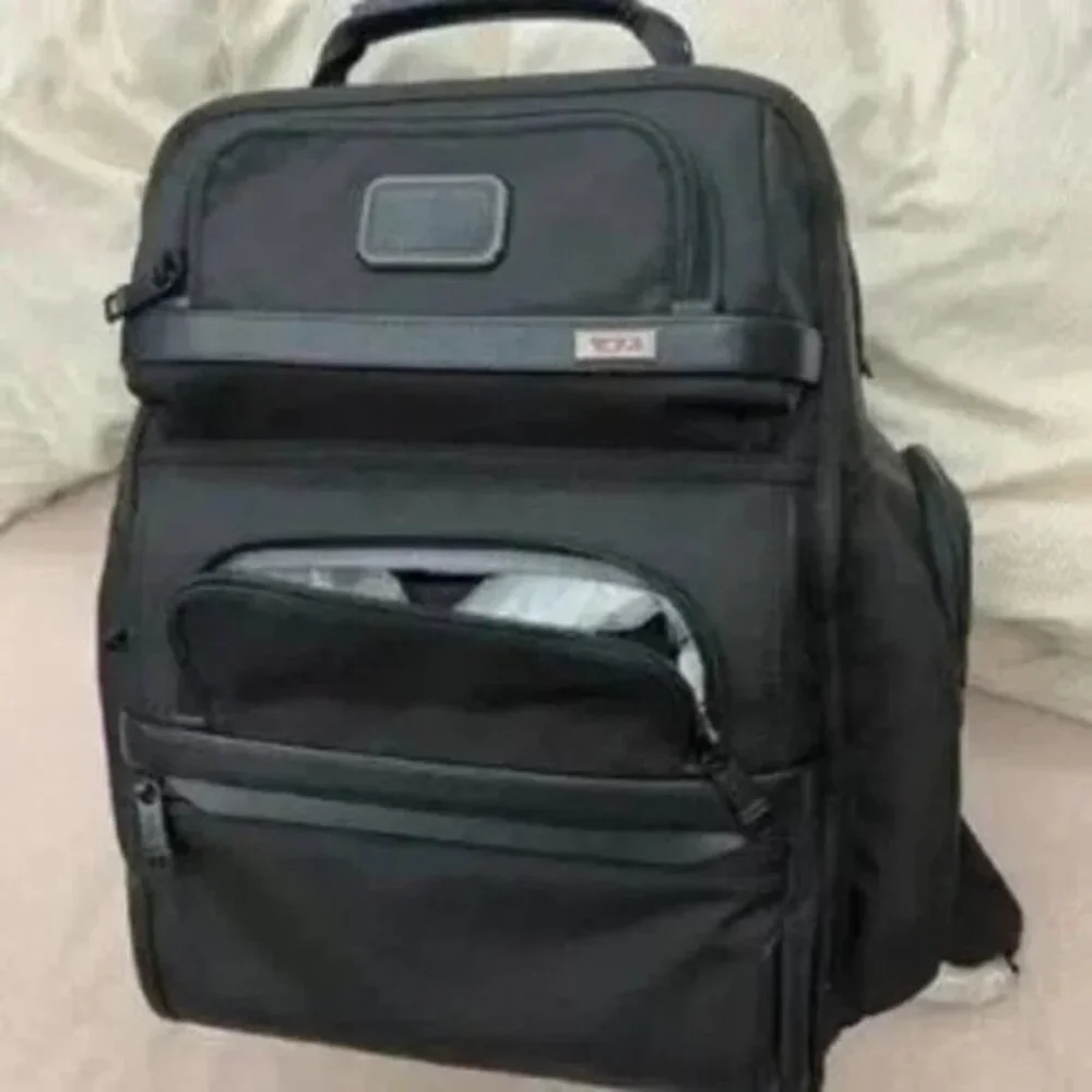 TUMI Alpha 3 Backpack - Business Travel Black Nylon
